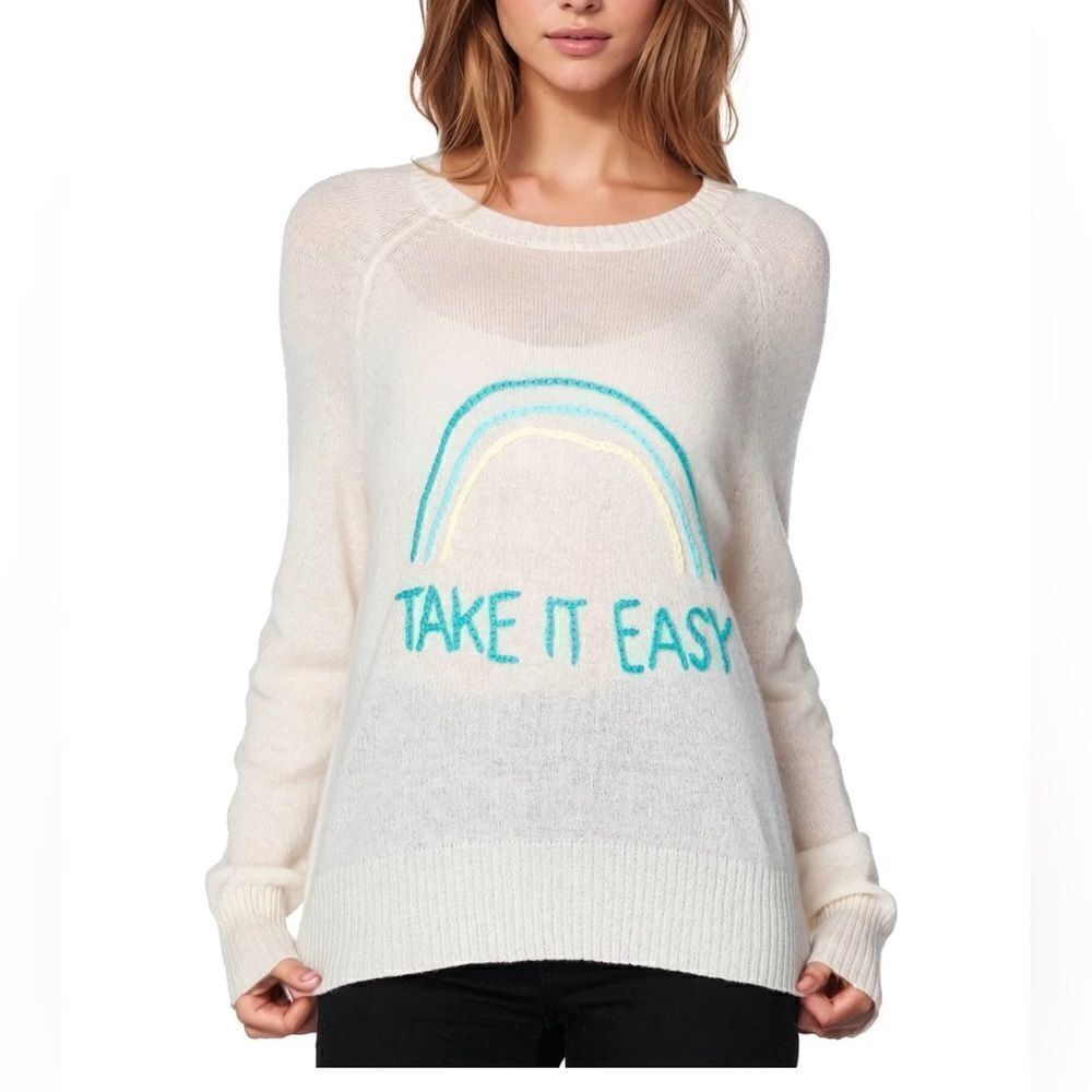Golden sun cashmere sweater